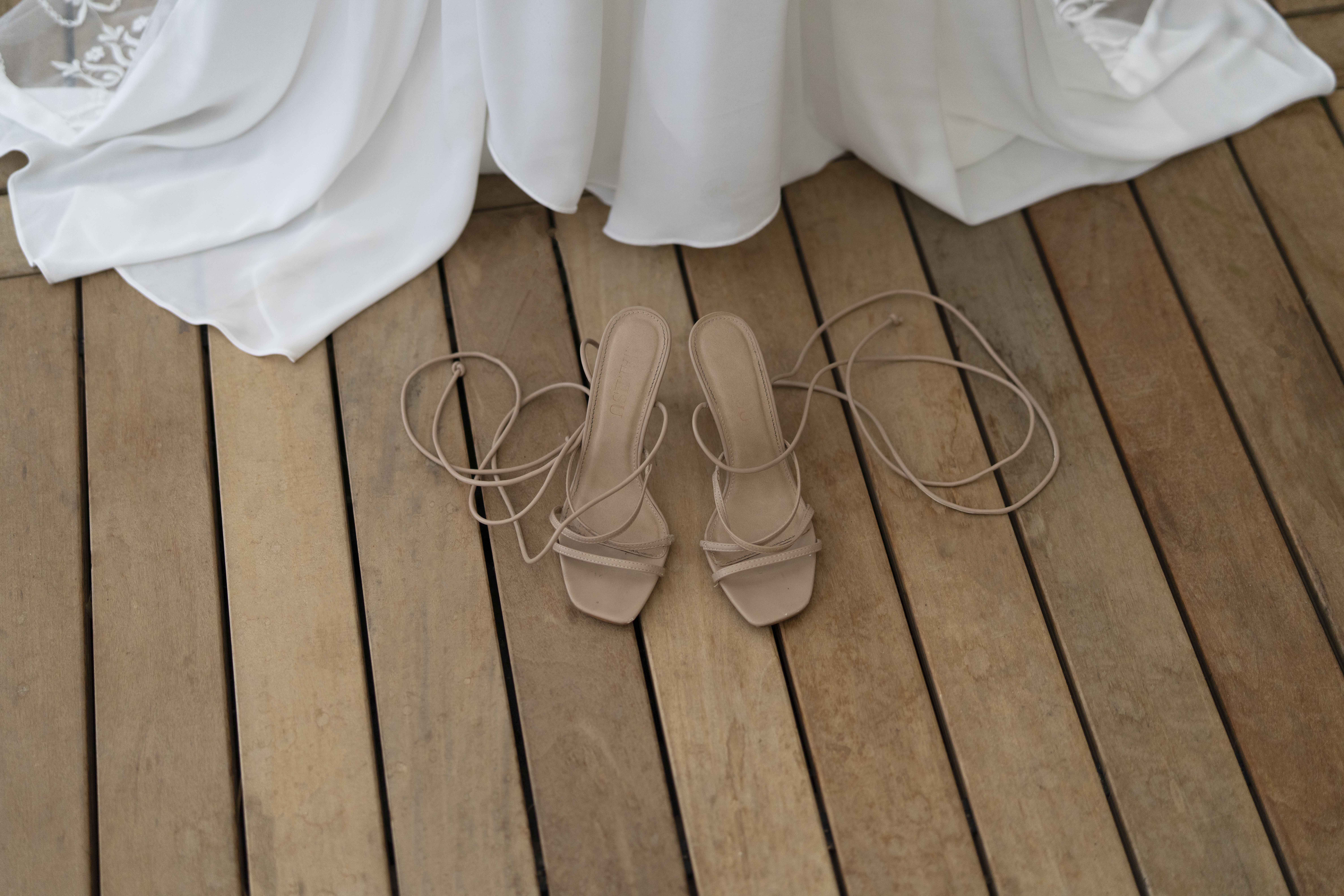Hochzeitsphoto Brautschuhe